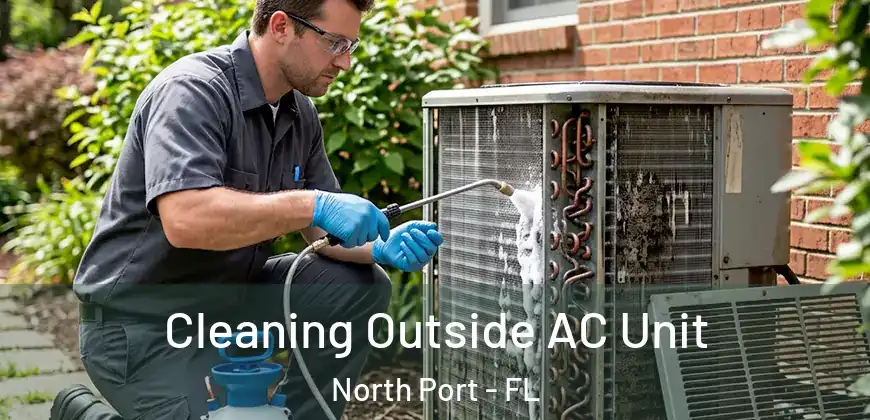 Cleaning Outside AC Unit North Port - FL
