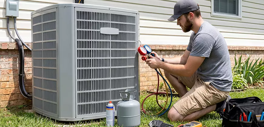 Emergency Air Conditioning Retrofit in North Port